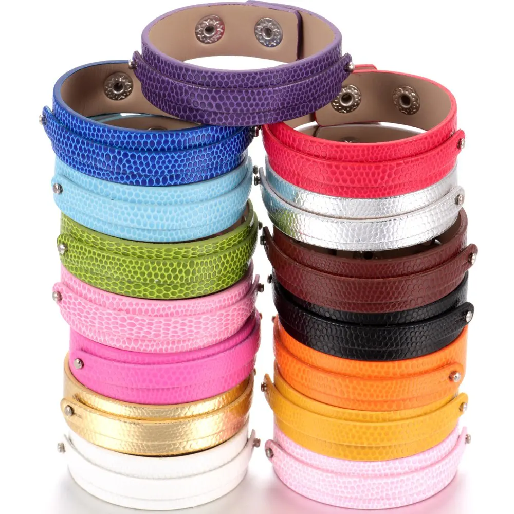 Оптовая продажа высококачественный кожаный браслет 15 цветов женское ювелирное