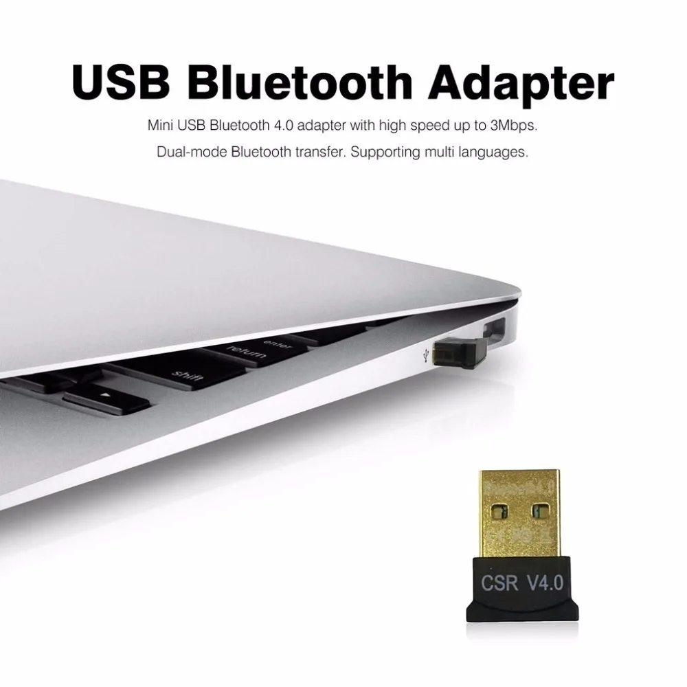 Мини USB Bluetooth адаптер CSR Двойной режим беспроводной V4.0 донгл передатчик для Windows 7 8