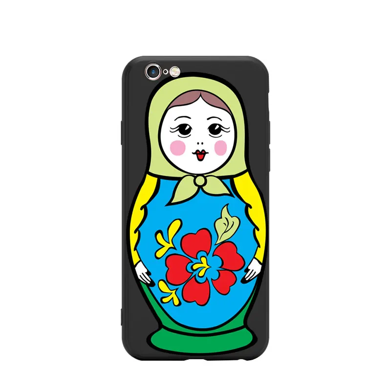 Очаровательные матрешки куклы русские Матрешки тема ТПУ чехлы для телефонов iPhone