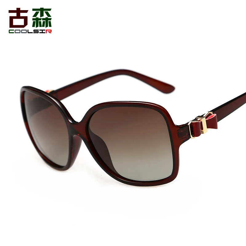 COOLSIR Fashion Sunglasses Women Plastic Frame Polarized UV400 Vintage Design Goggle Eyewear Oculos De Sol Gafas 1204 | Аксессуары для