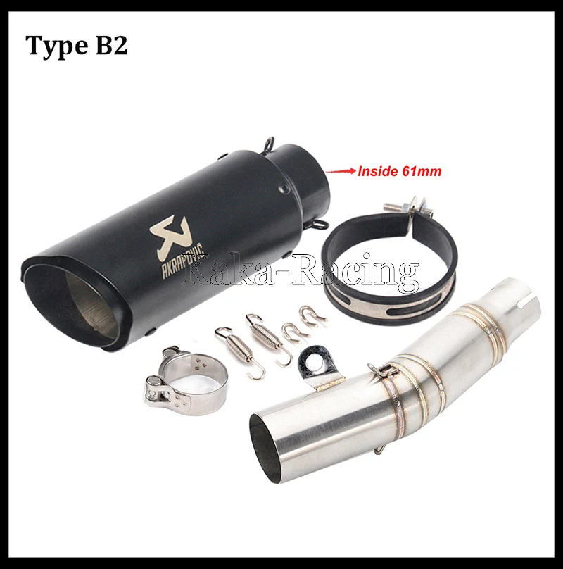 Мото rcycle полная выхлопная система без шнуровки Akrapovic выхлопной глушитель мото с