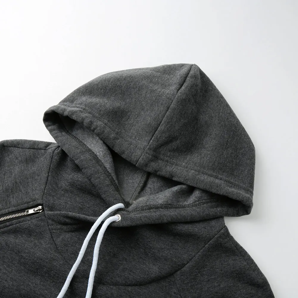 5XL плюс Размер Длинная толстовка женская модная осенне зимняя одежда длинное