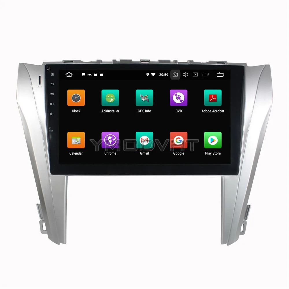 YMODVHT 10 1 дюймов 1024*600 Android 8 0 Восьмиядерный PX5 4 Гб ОЗУ 32 ПЗУ автомобильный DVD плеер