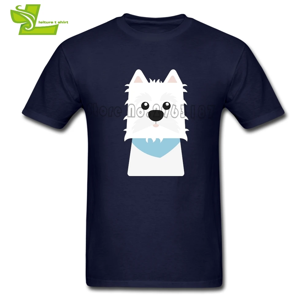 Футболка для мальчиков White West Highland Terrier новинка Уникальные футболки парней