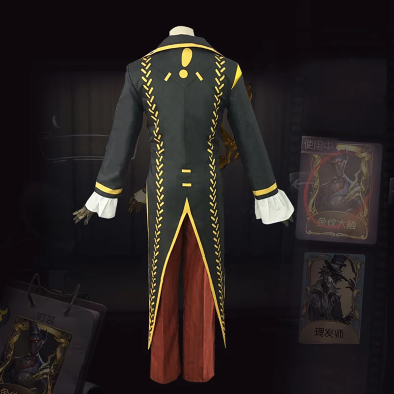 Игра личных данных в Косплэй костюмы Охотник Потрошитель Джек Костюм Золотой