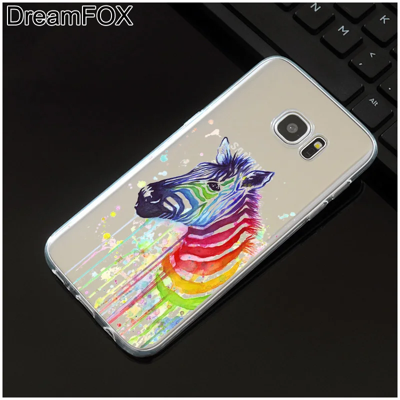 DREAMFOX M378 Art Horse Soft TPU Silicone Case Cover For Samsung Galaxy Note S 3 4 5 6 7 8 9 Edge Plus Grand Prime |