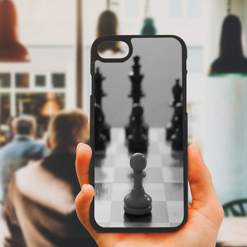 Chess Board Pieces Cell Phone Cases PC Hard Plastic Cover Protect for iphone 8 7 6 6S PLUS X 5S 5C 5 SE iPod Touch 4 Case |