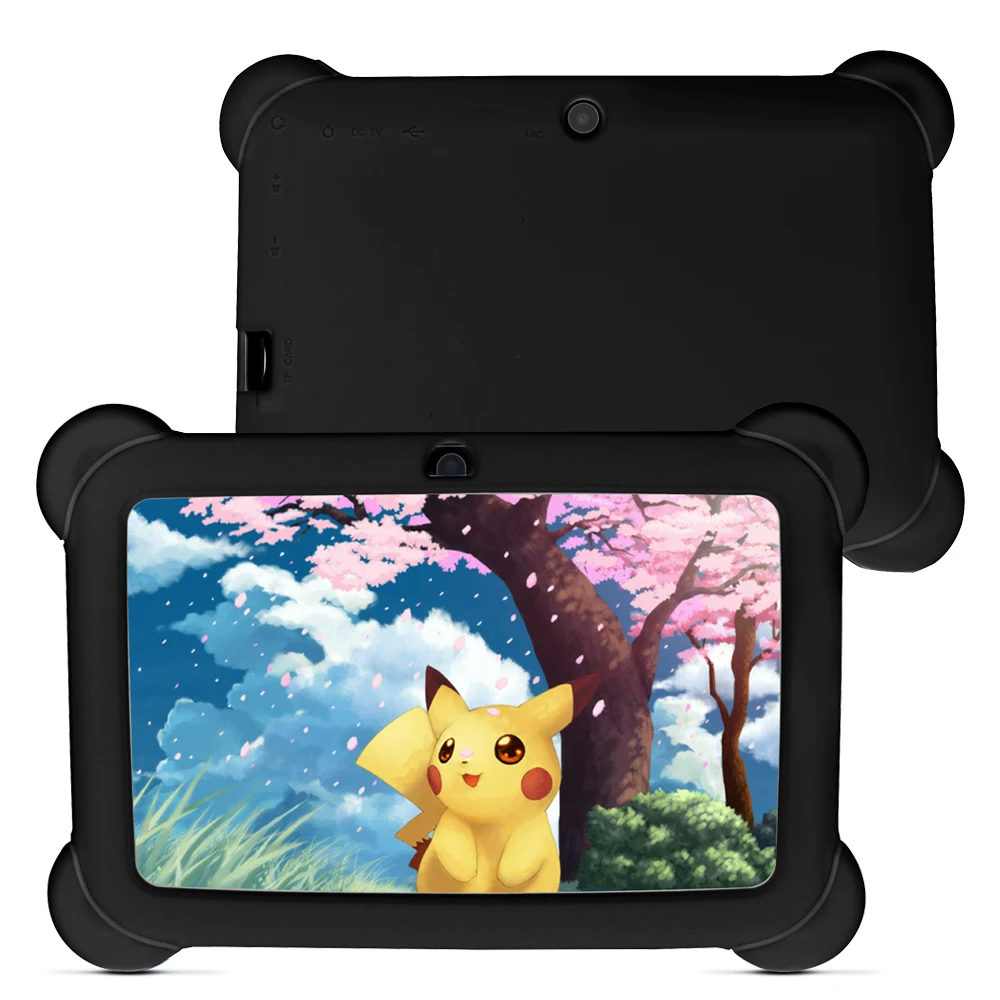 7" A33 Quad Core 1.5GHz 5 Colors Q88 7 inch Tablet PC 1024 x 600 Dual Camera 8GB Android Bluetooth with Silicone Case | Компьютеры и