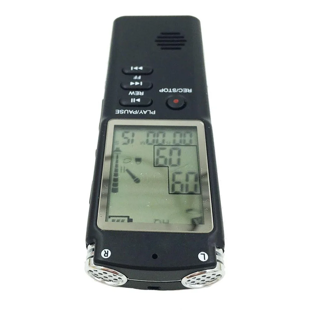 Dictaphone Mini Recorder USB Professional Large Screen Voice Recording Digital Clock WAV MP3 Player | Электроника