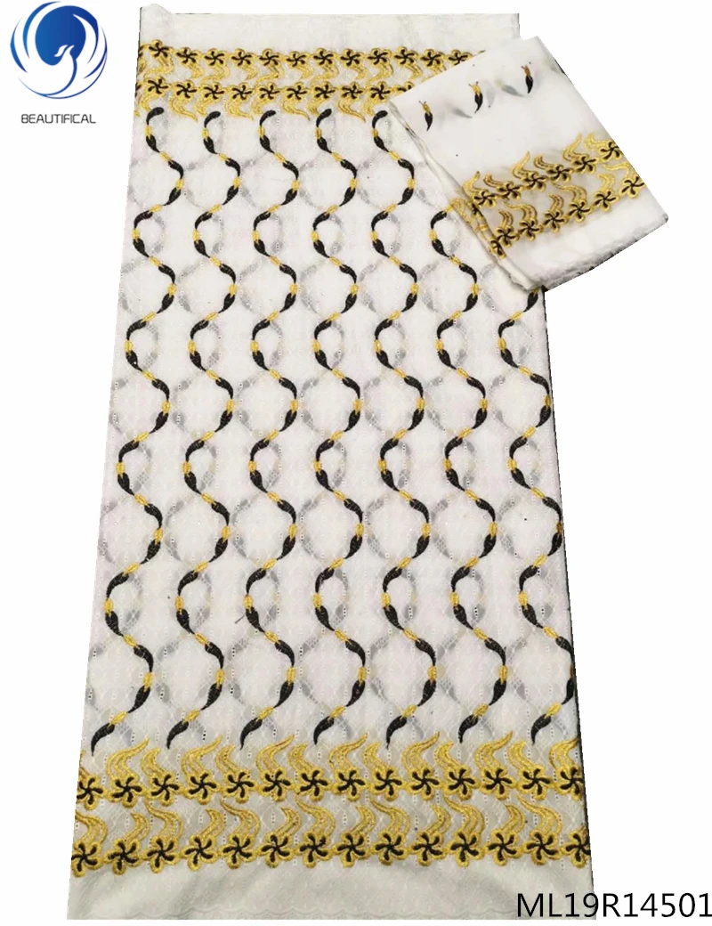 BEAUTIFICAL нигерийские кружева вышитые 7 ярдов швейцарская вуаль кружево качество