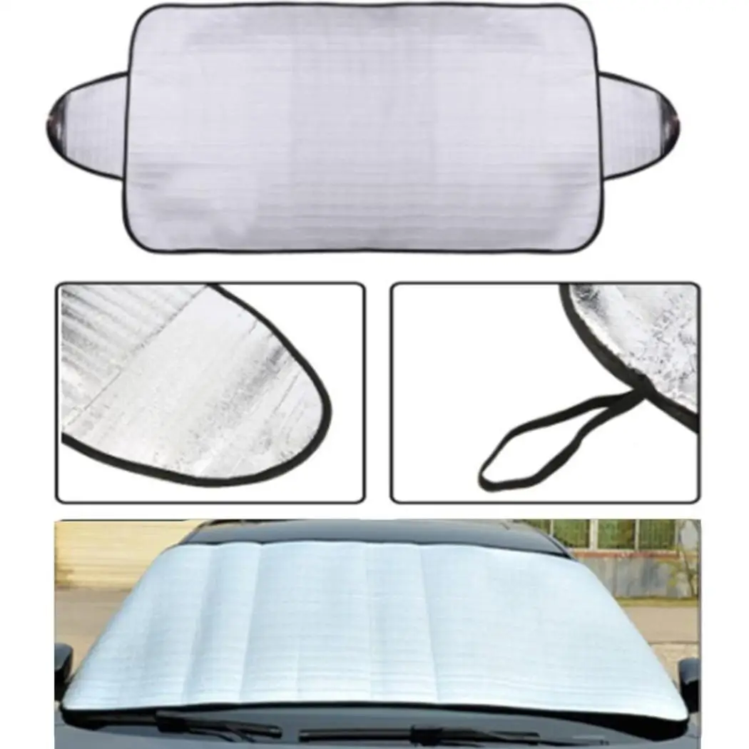 Зимняя Защитная пленка для холодильника на лобовое стекло автомобиля коврик