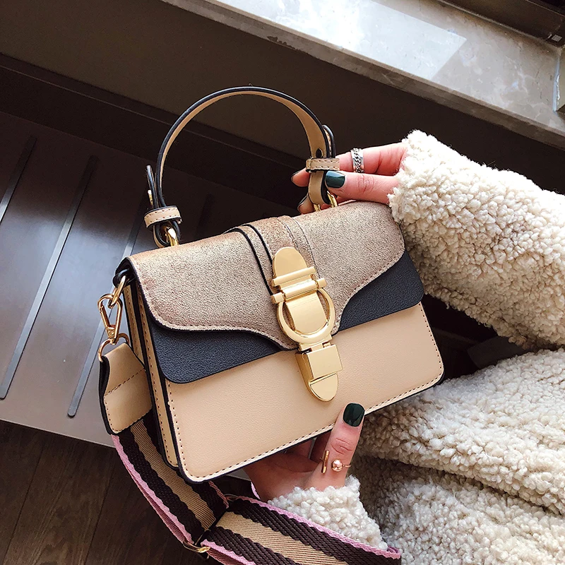 Кожаные сумки для женщин 2019 Роскошные Женские Дизайнерская женская сумка через