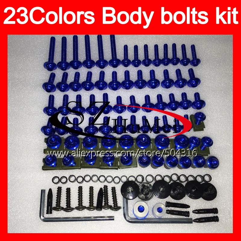 

Fairing bolts full screw kit For SUZUKI GSXR1300 Hayabusa GSXR 1300 1996 1997 1998 1999 2000 2001 07 Windscreen bolt screws Nuts