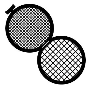 Двойные складные квадратные сетки (для переходного периода электронный