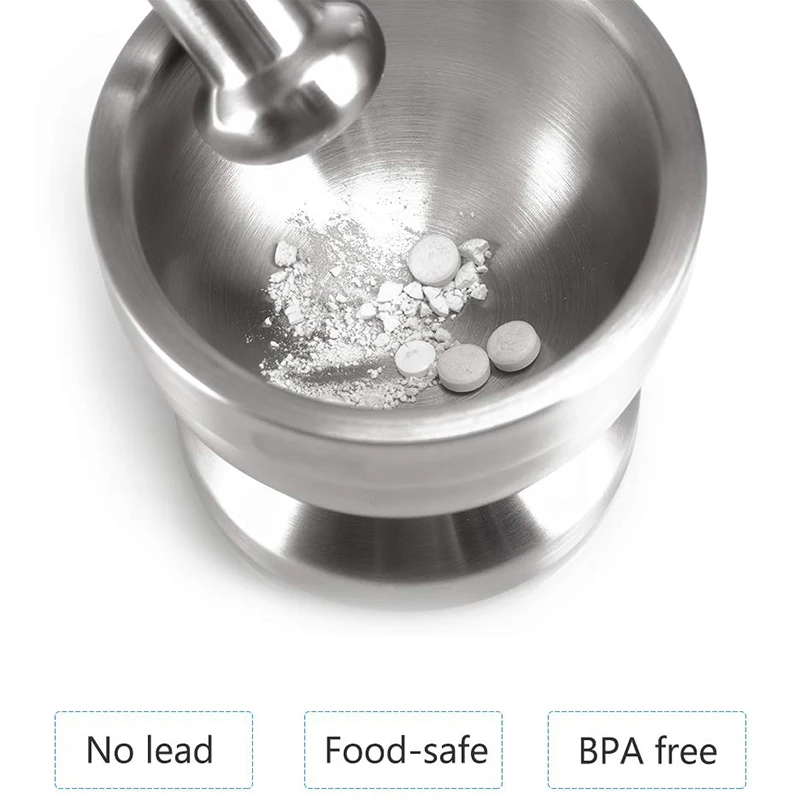 Ступка и пестик из нержавеющей стали мясорубка для специй шлифовальная машина