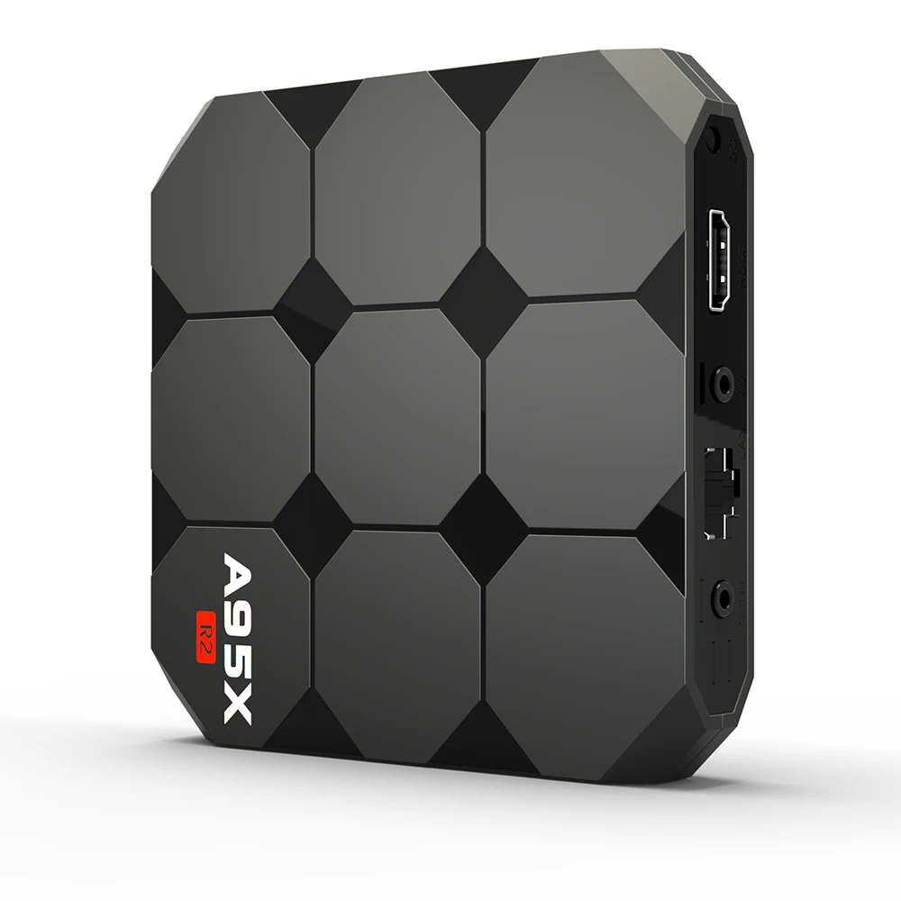 A95X R2 Android 7 1 Смарт ТВ Box Amlogic S905W 2 4 ГГц Wi Fi H.265 K WiFi декодер каналов кабельного