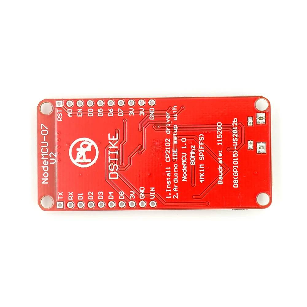 DSTIKE NodeMCU 07 V2 ESP8266 2dBi антенны зарядное устройство RGB светодиодный ESP LM39100 низкая