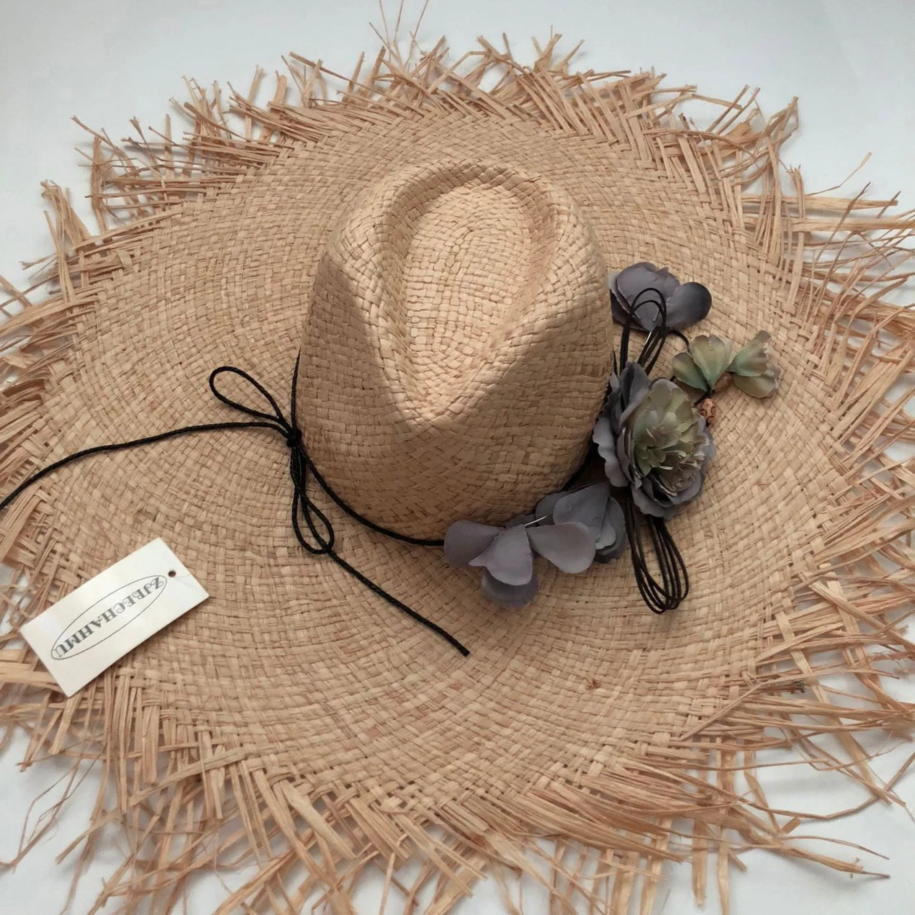 3 ZJBECHAHMU Модные Винтажные цветочные солнцезащитные шляпы для женщин летняя кепка пляжный козырек для отдыха на открытом воздухе пляжная Солнцезащитная шляпа складная - Цвет: 3