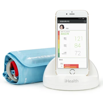 2018 Xiaomi iHealth Smart Blood Pressure Bluetooth version Meter Dock Monitoring System For xiaomi home Miijia Mi app | Электроника
