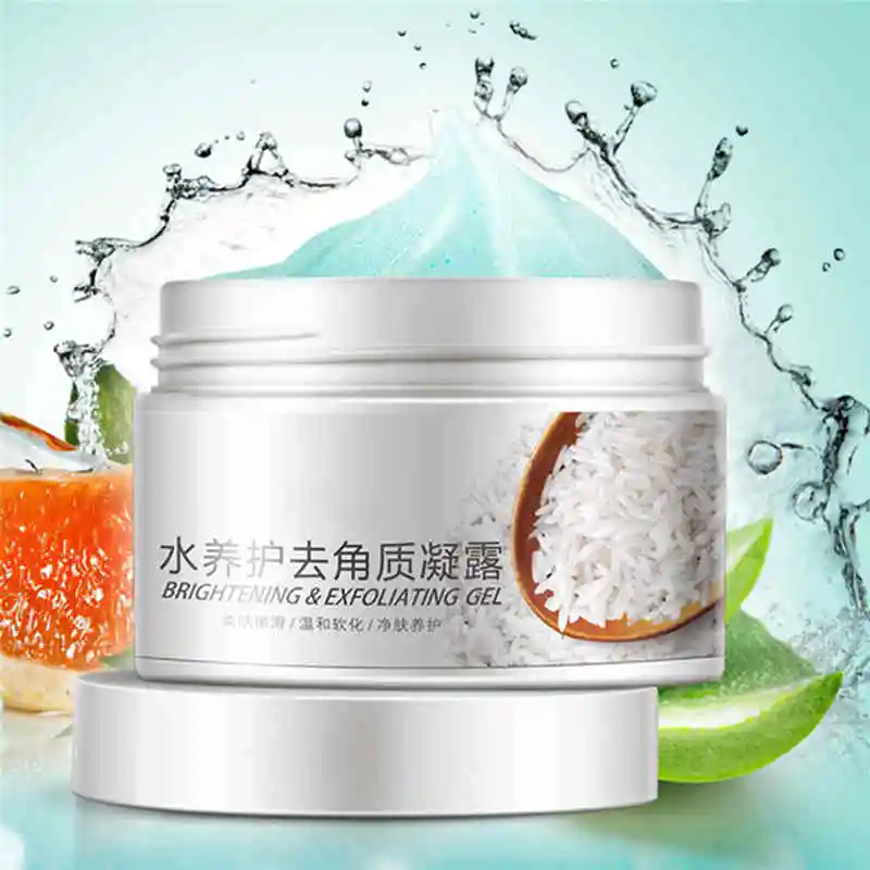 Отшелушивающий гель скрабы для лица Лаки деликатная кожа обезжиривающее