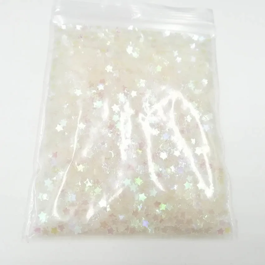 B 10g/bag Silver Gold Holographic Glitter 3mm Micro Star/Butterfly Shape MIX Acrylic Laser Glitter For Nail Art Decorations YXL035 - Цвет: B