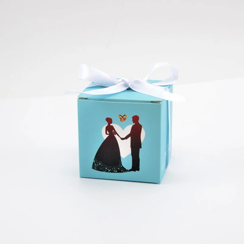 Синий свадебный аксессуар для невесты и жениха|box for|bride and groombox wedding |
