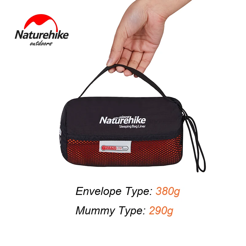 Naturehike Sleeping Bag Portable Envelope&ampMummy Camping Lightweight Single Bed Liner Lock Temperature | Спорт и развлечения