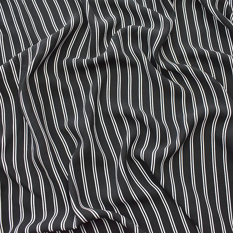 2019 новая утолщенная шифоновая ткань рами весенне летняя с принтом классический