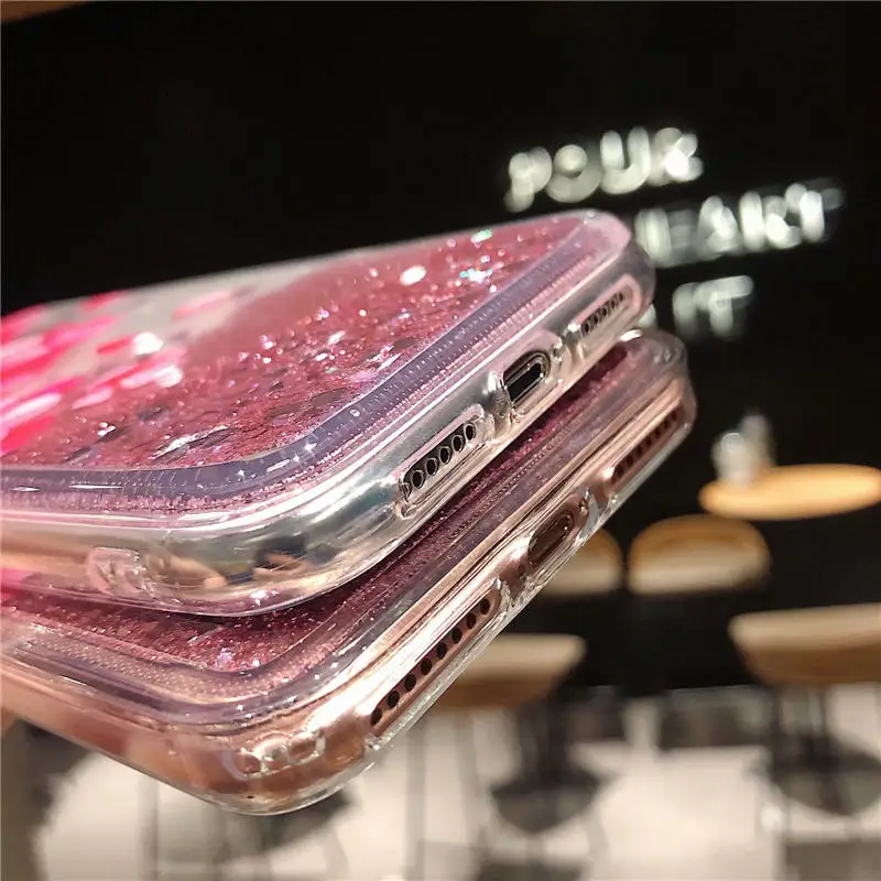 Чехол с жидким зыбучим песком для Xiaomi Redmi Note 7 6 5 Pro 5A чехол 6A 4X 4A Plus S2 3 Pocophone F1 мягкие