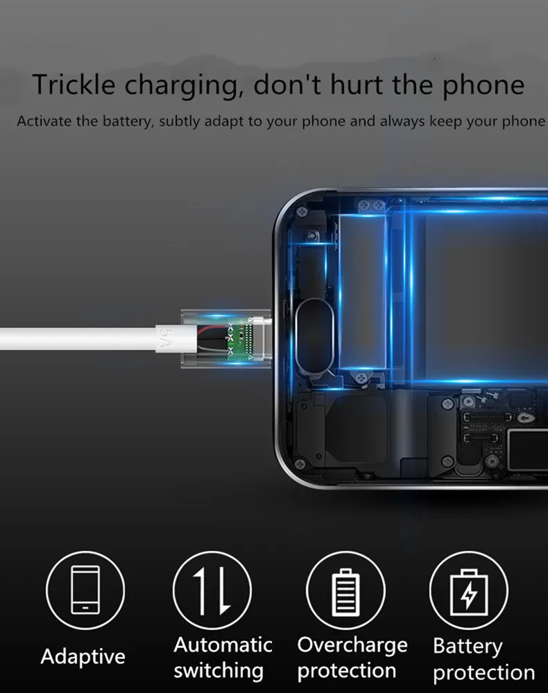 Usb type-C кабель передачи данных линия 5А кабель быстрой зарядки для samsung S10 S9 S8 huawei P30 type C зарядки мобильного телефона