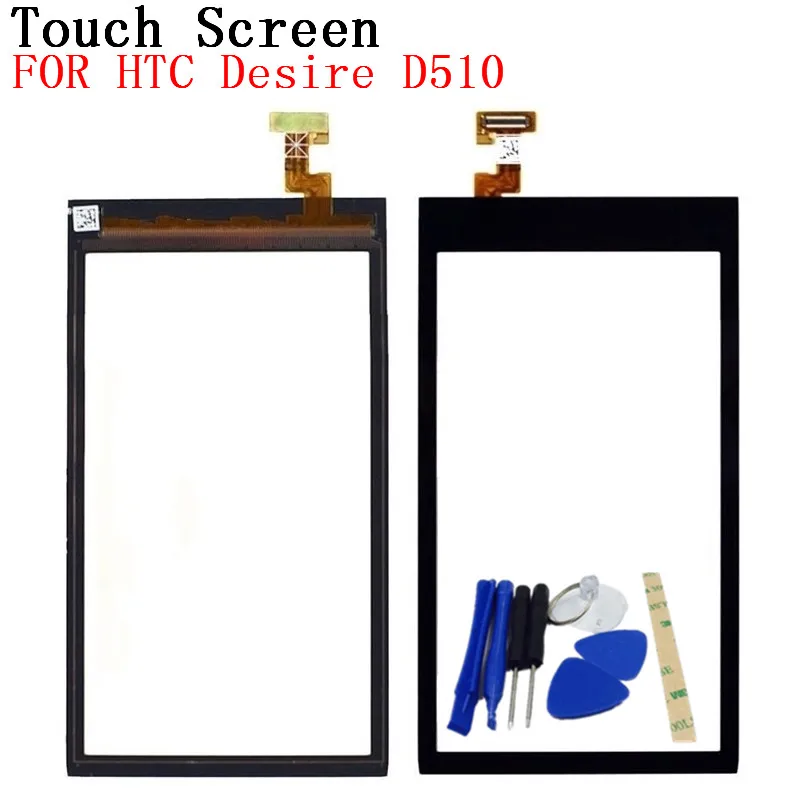 RTBESTOYZ Original Touch Screen For HTC Desire D510 510 Digitizer Glass Replacement + Tools 3M Tape | Мобильные телефоны и