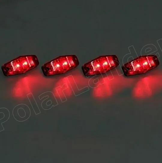 Одна деталь 2LED Боковой габаритный фонарь светильник автомобиль грузовик