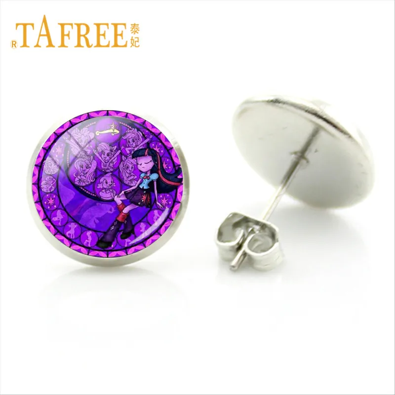 Серьги-гвоздики TAFREE с изображением лошади Единорога | Украшения и аксессуары