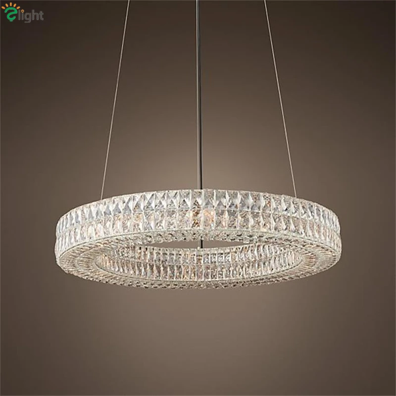 Американский RH Spiridon Lustre De Cristal светодиодный круглый подвесной светильник винтажный минимализм K9 хрустальный подвесной светильник