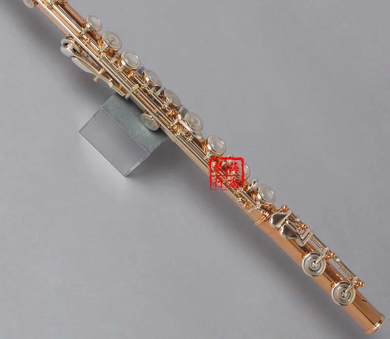 Профессиональный японский PWARL флейта PEARL-8950ES 16 отверстий ключ закрытый C Tune с E ключ розовая позолоченная флейта