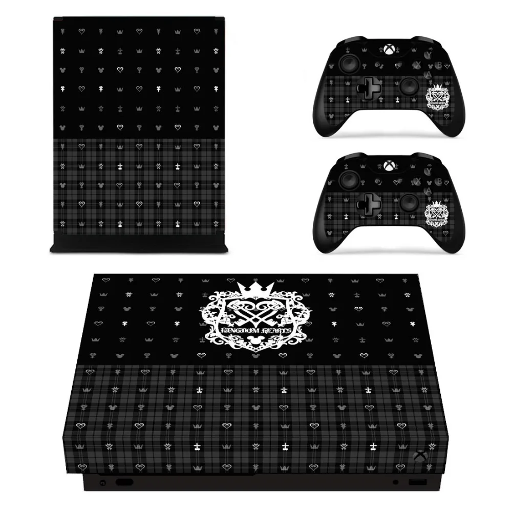 Игровая приставка Kingdom Hearts 3 Лицевая панель и наклейка на контроллер для Xbox One X