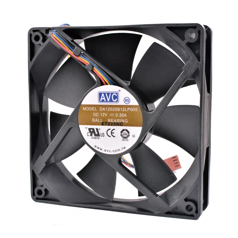 Революция в играх охлаждения DA12025B12LP005 вентилятор 120 мм 12 см 12025 В 0 30 А 4-проводный