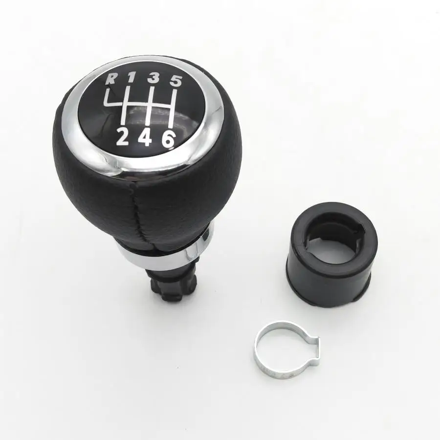 Для VW Passat B6 B7 2005 2006 2007 2008 2009 2010 2011 2012 2013 автомобилей 6 Скорость Шестерни Stick рукоятка рычага переключения с кожаный ботинок