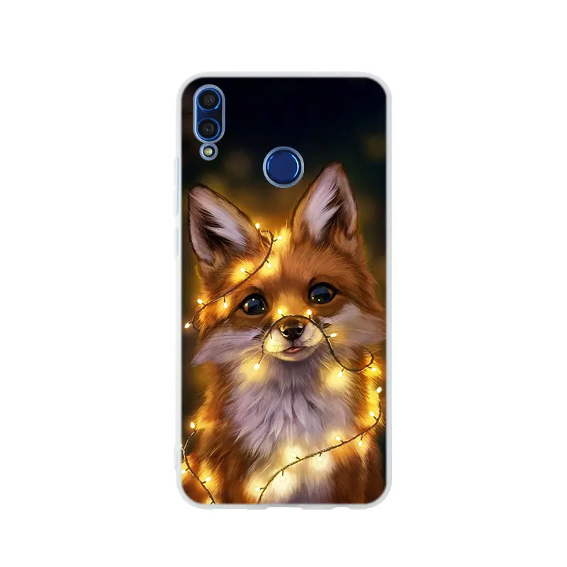 pattern 01 Аниме Забавный foxs Прекрасный милый силиконовый чехол для телефона чехол для huawei Honor 9 10 Lite 6X 7X 8X Max 7A 8A 8C 20 PLAY 9x горячая распродажа - Цвет: pattern 01