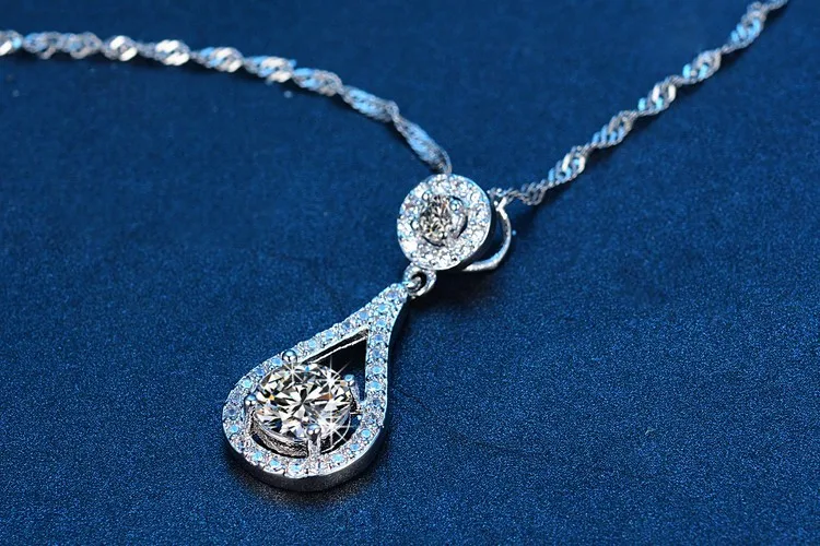 Женское ожерелье из серебра 925 пробы с фианитами|drop necklace|necklace jewelrynew arrival |