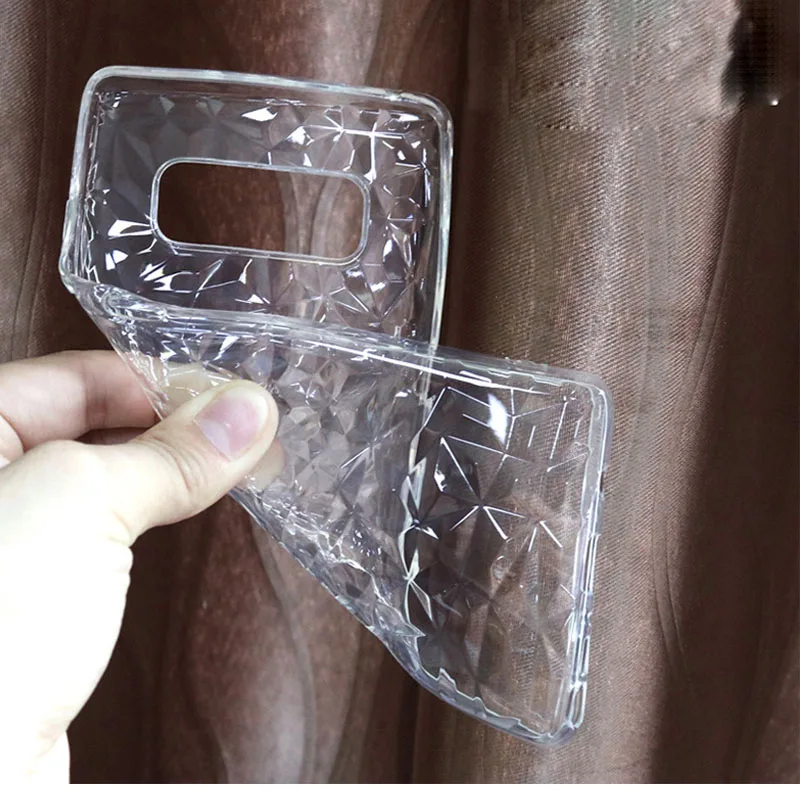 Тонкий мягкий чехол из ТПУ с 3D алмазным узором для Samsung S10 S10e S9 S8 Plus A5 A3 2017 A9 A7 2018 A750 A6