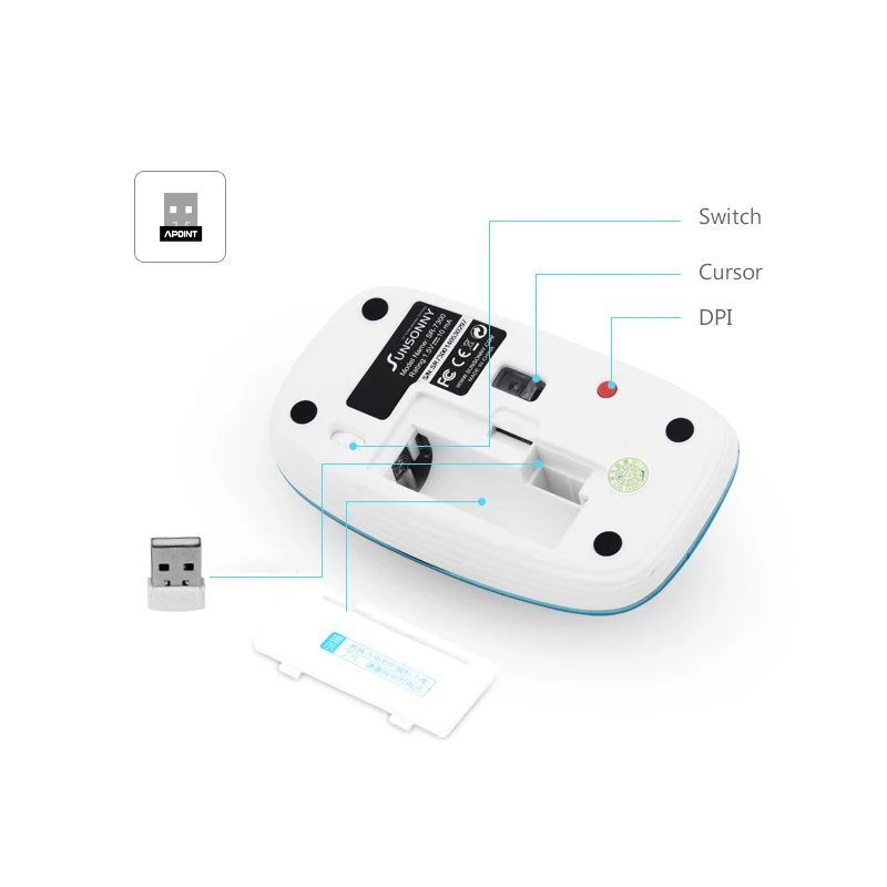2 4G USB Беспроводная клавиатура мышь комбинированная многофункциональная