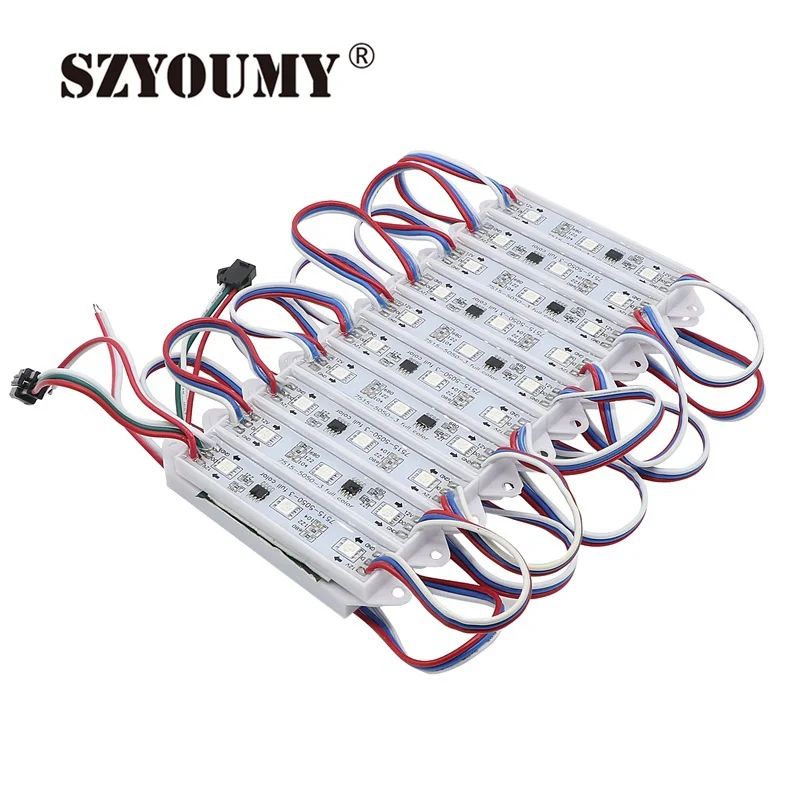 SZYOUMY WS2811 RGB светодиодный модуль SMD 5050 Светодиодный задсветильник свет