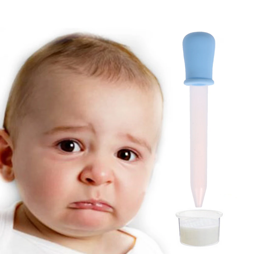 2 шт. 5 мл для хранения детских силиконовых Пластик подачи жидкости медицины