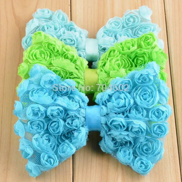 Головной убор для девочек 50 шт./лот шифоновая повязка на голову с бантом в виде