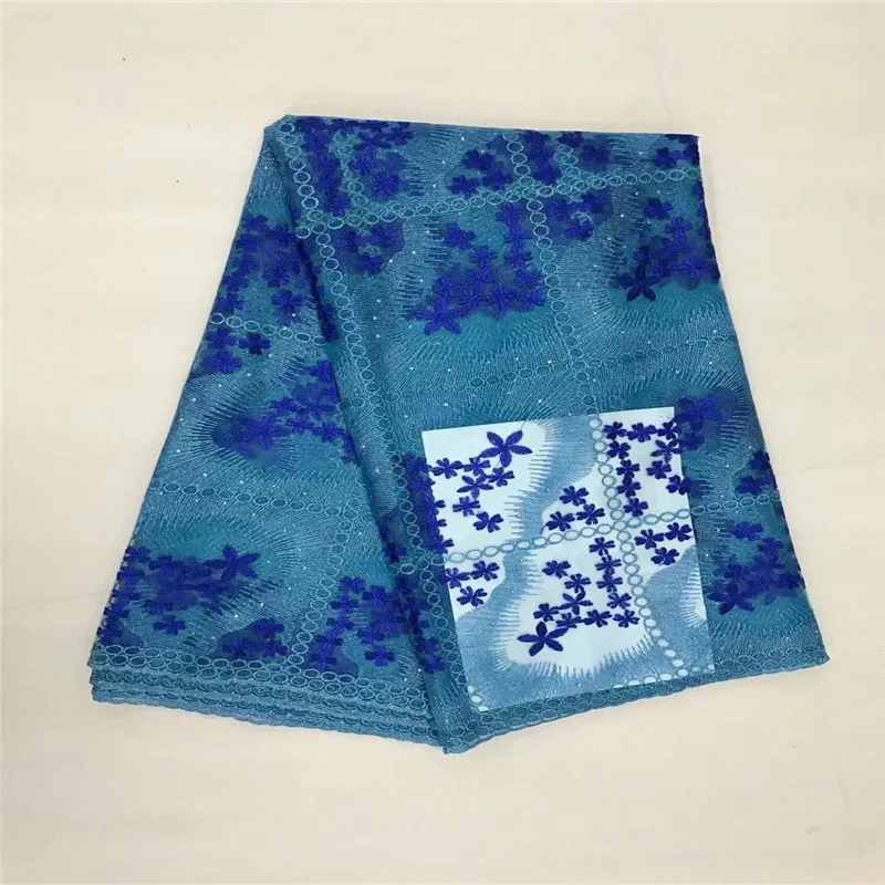 2019 Latest French Nigerian Laces Fabrics purple High Quality Tulle African Fabric Lace jf-2507 | Дом и сад