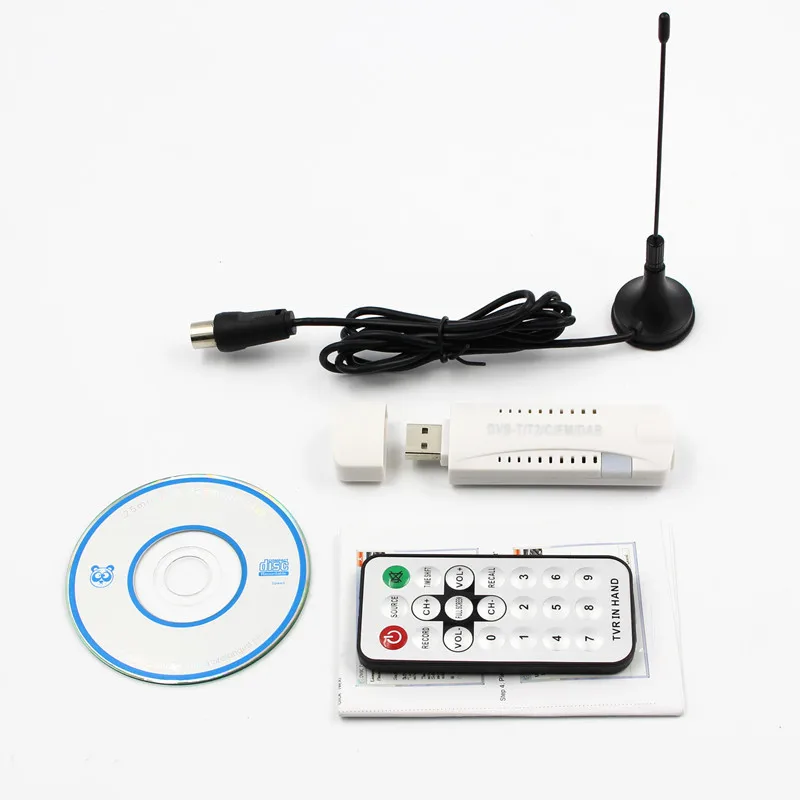 2018 Новый USB 2 0 ТВ ключ DVB T цифровой флешка с FM радио DAB для windows и ПК|tv stick|tv donglesdr stick |
