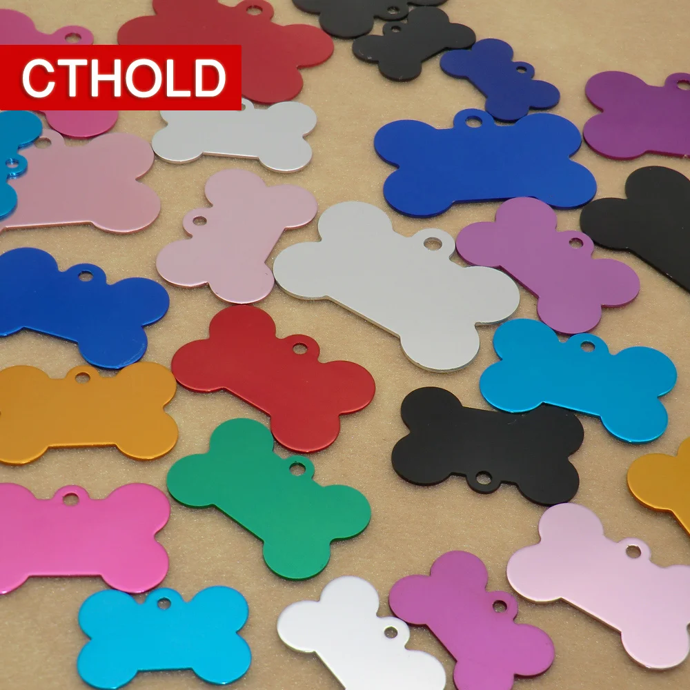 CTHOLD 30 шт. аксессуары для ошейника в форме кости персонализированные