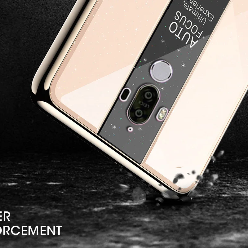 Чехол YonLinTan чехол для HuaWei Mate 9 Pro Mate9 9Pro блестящие роскошные чехлы из закаленного