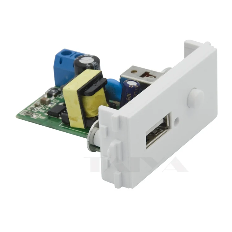 Настенная пластина с USB-разъемом для зарядки 220 В | Электроника